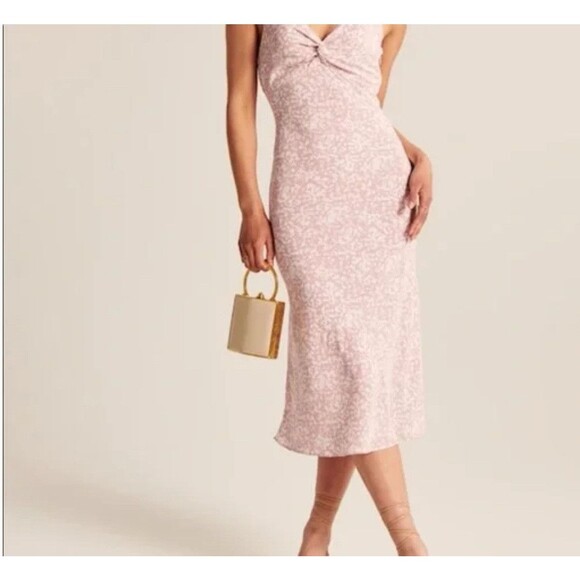 Abercrombie & Fitch Light Blue Midi Dress - Picture 2 of 12